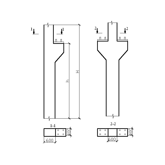 Колонна железобетонная 5к 132-12
